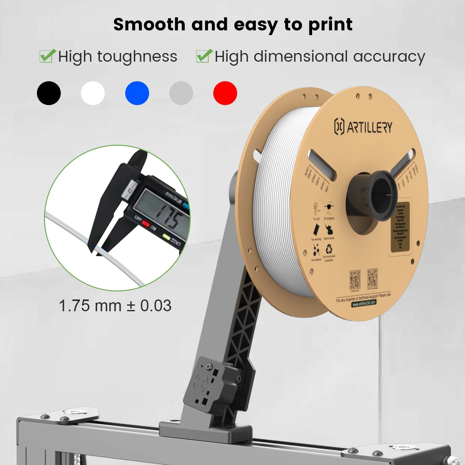 PLA Five-color mixing